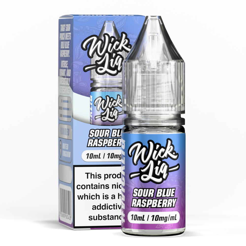 Wick Liq Sour Blue Raspberry 10ml Nic Salt