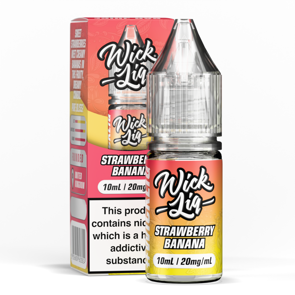 Wick Liq Strawberry Banana 10ml Nic Salt