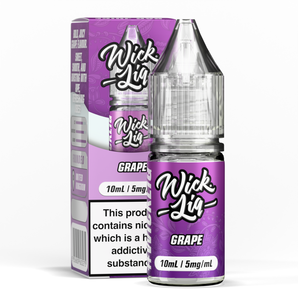 Wick Liq Grape 10ml Nic Salt