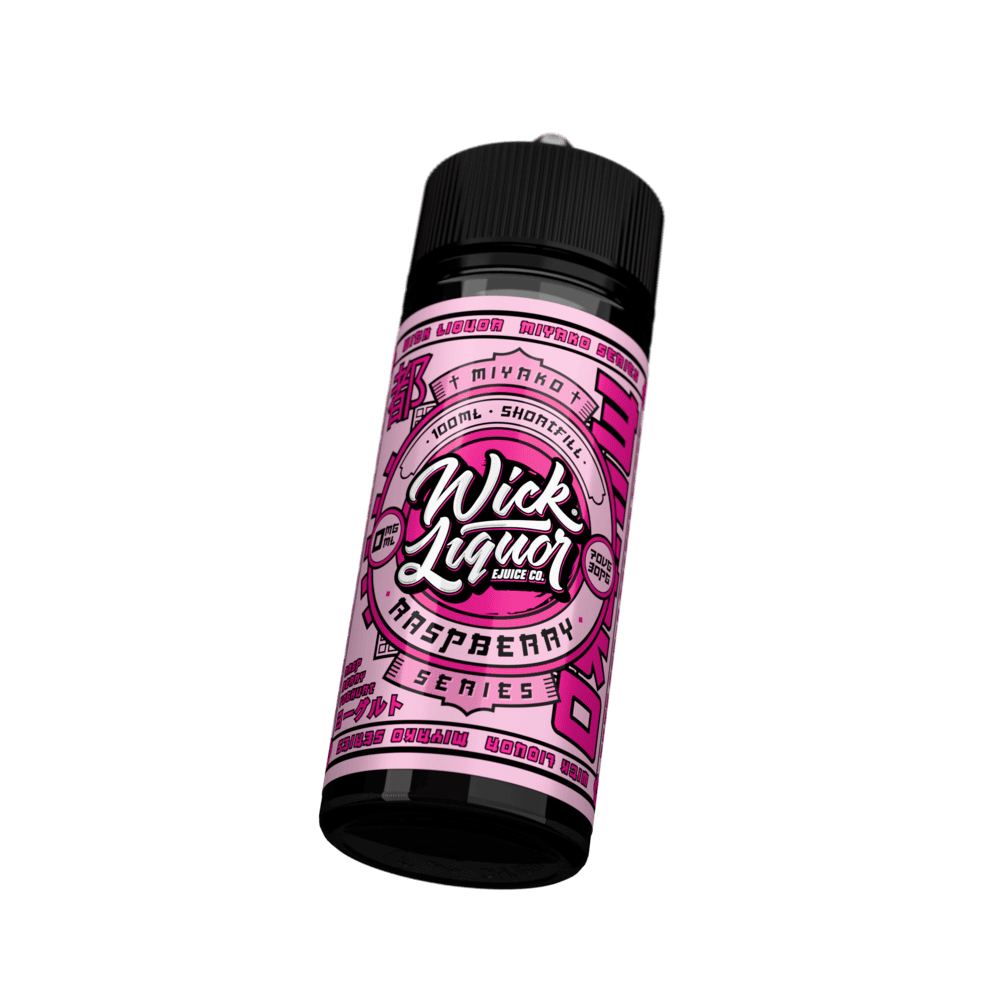 Wick Liquor Raspberry Miyako Yoghurt - 100ml Shortfill