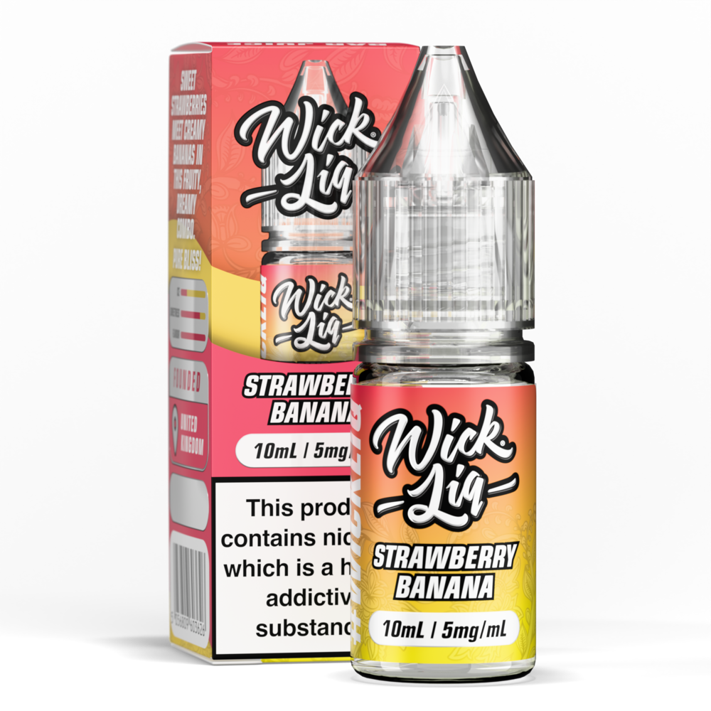 Wick Liq Strawberry Banana 10ml Nic Salt