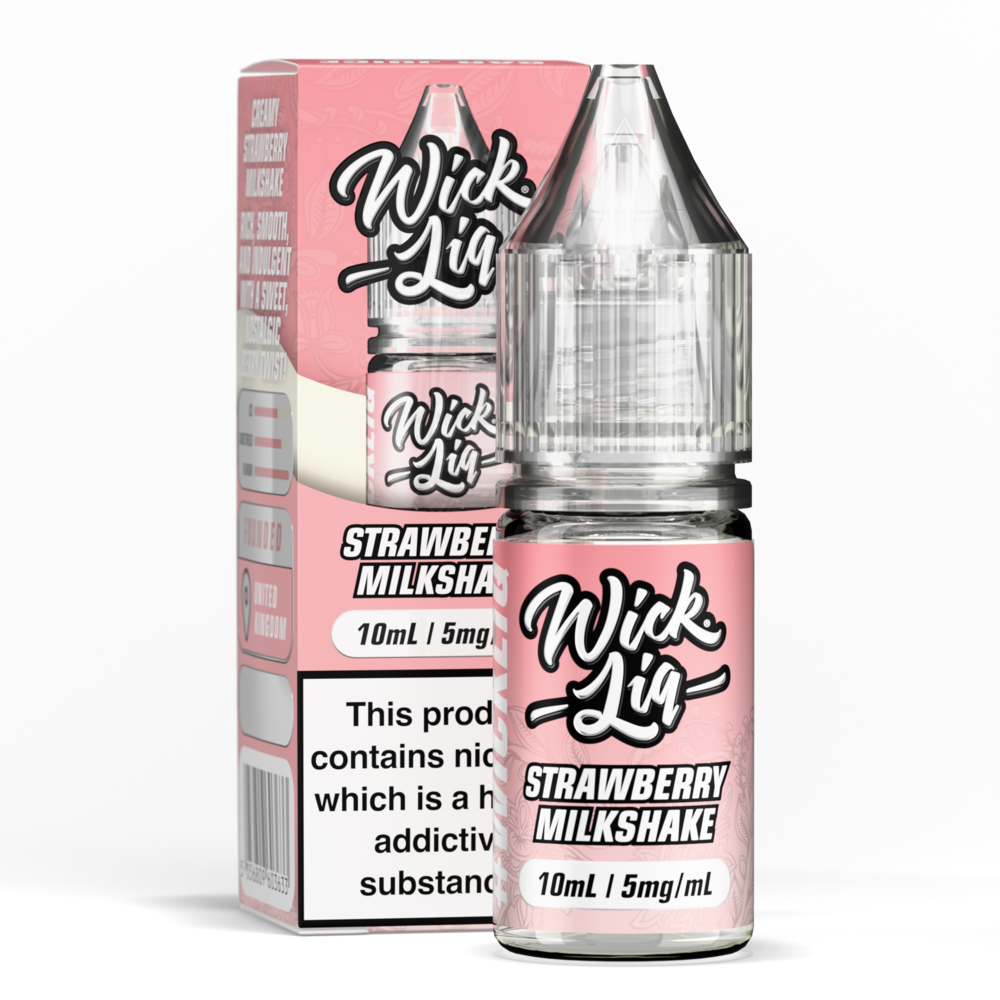 Wick Liq Strawberry Milkshake 10ml Nic Salt