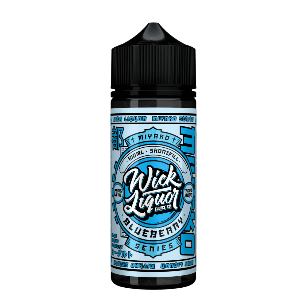 Wick Liquor Blueberry Miyako Yoghurt  - 100ml Shortfill