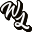 Wick Liquor "WL" monogram icon in black cursive script